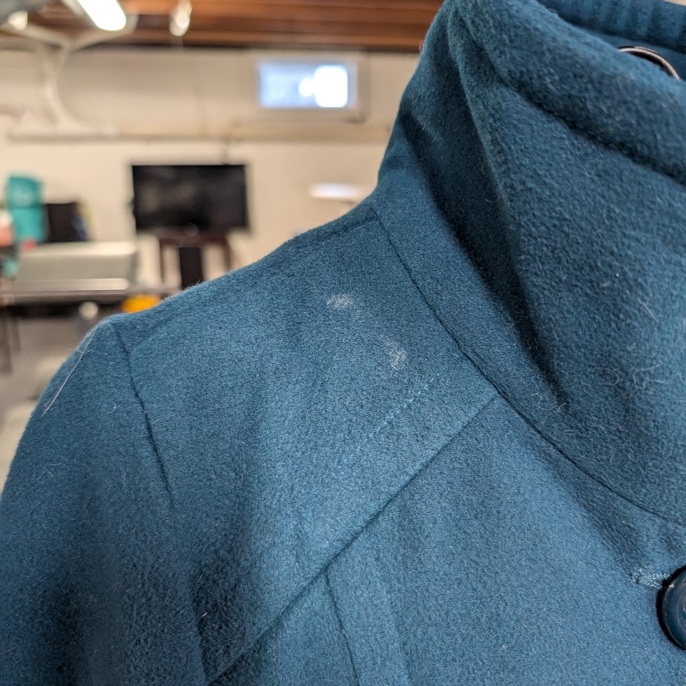 Modcloth Teal Coat - Size S - Picture 5 of 7